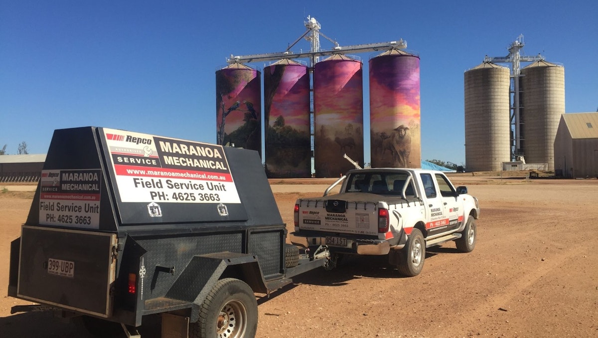 Fully equiped mobile mechanical trailer for farm callouts